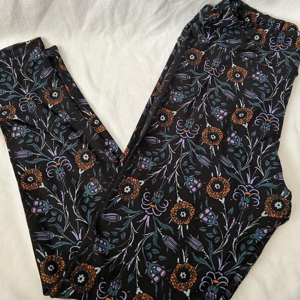 LuLaRoe Leggings, Flower Pattern